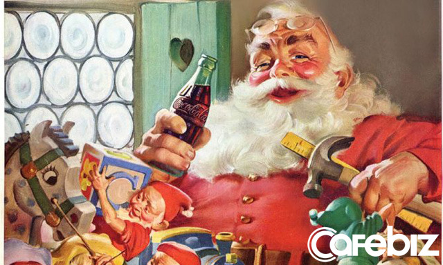 Bí mật bất ngờ: Chính Coca-Cola một tay dựng nên hình tượng ông già Noel bụng phệ, râu trắng khoác áo đỏ huyền thoại của dịp giáng sinh - Ảnh 1.