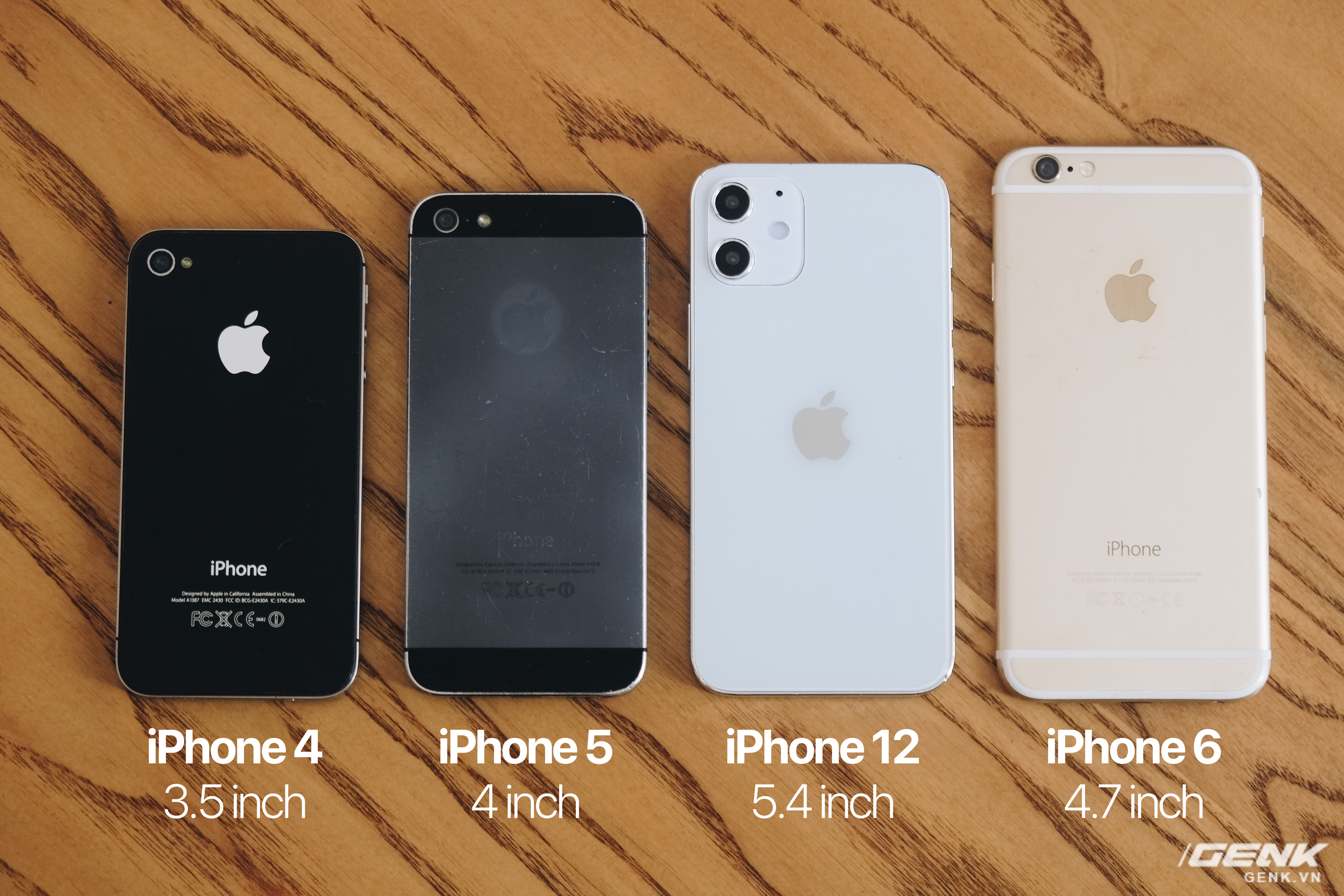 Điểm khác nhau trong ba kích thước của iPhone 11
