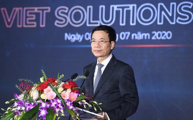 Bộ trưởng Nguyễn Mạnh Hùng: Tìm kiếm giải pháp chuyển đổi số quốc gia để thay đổi thứ hạng Việt Nam - Ảnh 1.
