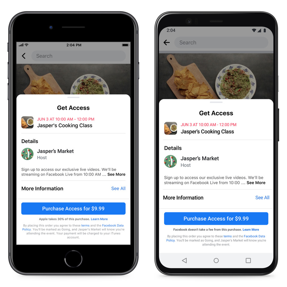 Facebook vừa định thông báo với người dùng về mức hoa hồng 30% trên App Store thì đã bị Apple bịt miệng - Ảnh 2. Facebook vừa định thông báo với người dùng về mức hoa hồng 30% trên App Store thì đã bị Apple bịt miệng - Ảnh 2.