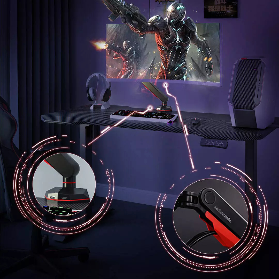 Xiaomi ra mắt giá treo màn hình dành cho game thủ, xoay 360°, có đèn LED, giá 1.4 triệu đồng - Ảnh 3. Xiaomi ra mắt giá treo màn hình dành cho game thủ, xoay 360°, có đèn LED, giá 1.4 triệu đồng - Ảnh 3.