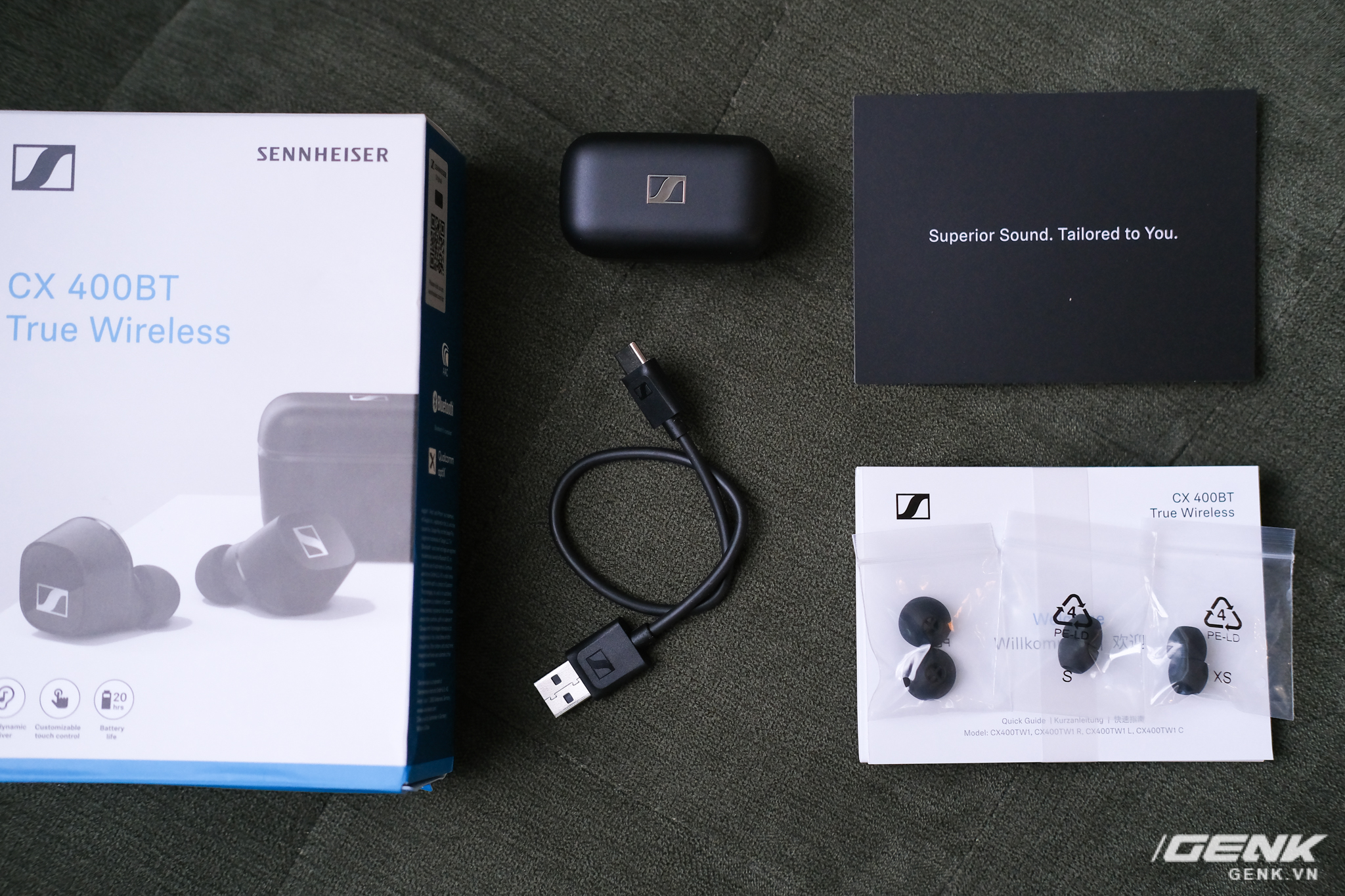 Cận cảnh tai nghe True Wireless tầm trung CX 400BT của Sennheiser: Housing vuông vức, cắt bỏ ANC và kháng nước, giá 5,4 triệu đồng - Ảnh 2. Cận cảnh tai nghe True Wireless tầm trung CX 400BT của Sennheiser: Housing vuông vức, cắt bỏ ANC và kháng nước, giá 5,4 triệu đồng - Ảnh 2.