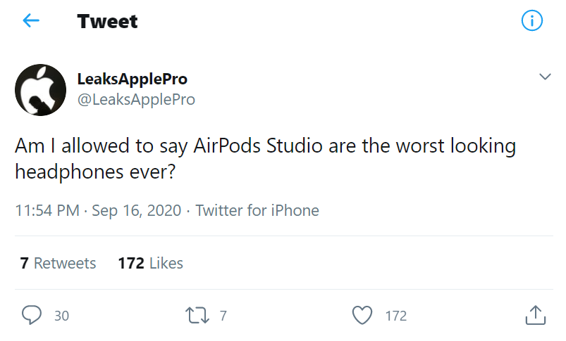 AirPods Studio lộ ảnh thực tế với thiết kế kém sang - Ảnh 2. AirPods Studio lộ ảnh thực tế với thiết kế kém sang - Ảnh 2.