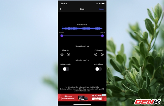 Chi tiết cách cài nhạc chuông từ bài hát yêu thích cho iPhone mà không cần máy tính - Ảnh 8.