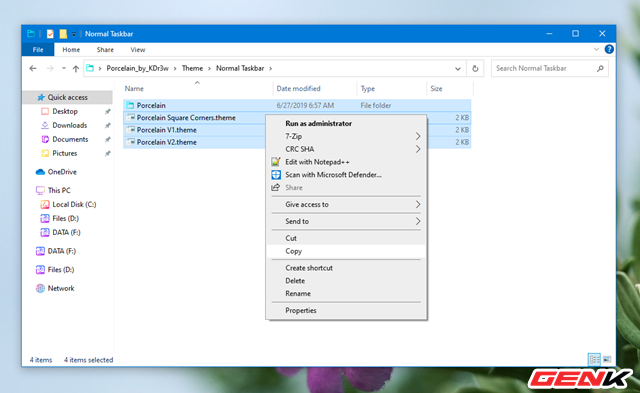 Mỏi cổ chờ Windows 10 có giao diện mới? Hãy cài ngay bộ giao diện Porcelain này để không thấy nhàm chán - Ảnh 15. Mỏi cổ chờ Windows 10 có giao diện mới? Hãy cài ngay bộ giao diện Porcelain này để không thấy nhàm chán - Ảnh 15.