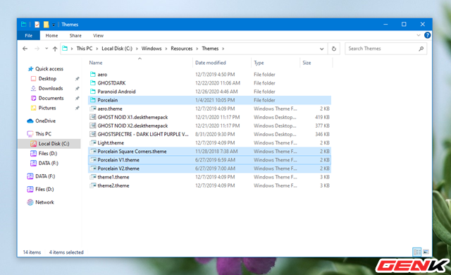 Mỏi cổ chờ Windows 10 có giao diện mới? Hãy cài ngay bộ giao diện Porcelain này để không thấy nhàm chán - Ảnh 16. Mỏi cổ chờ Windows 10 có giao diện mới? Hãy cài ngay bộ giao diện Porcelain này để không thấy nhàm chán - Ảnh 16.