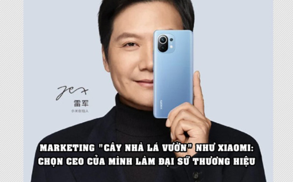  Nước đi không ai ngờ của Xiaomi: Chọn CEO của mình làm đại sứ thương hiệu - Ảnh 1.