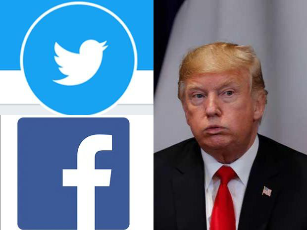 Facebook, Twitter đồng loạt khóa tài khoản của Tổng thống Mỹ Donald Trump - Ảnh 1.