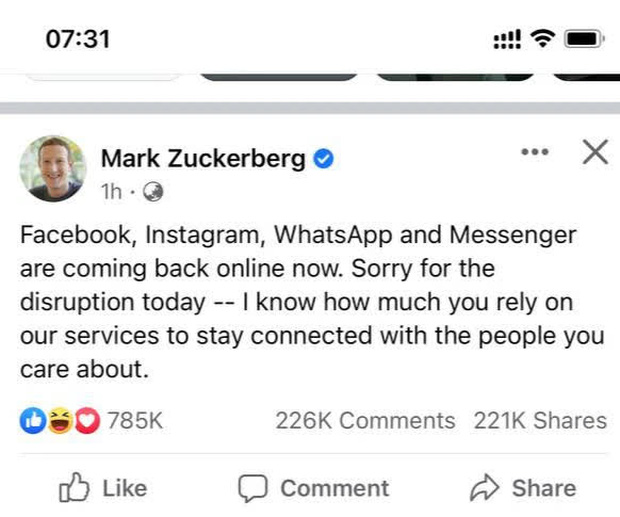 Hiếu PC bất ngờ cà khịa cực gắt cả Facebook lẫn Mark Zuckerberg sau sự cố bị sập trên toàn cầu! - Ảnh 5.