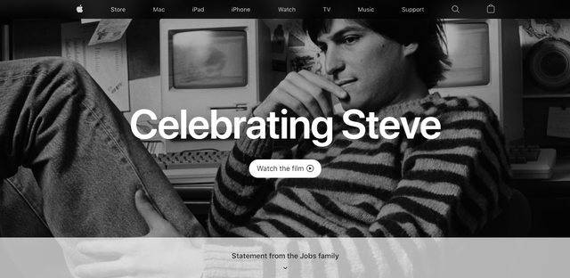 Apple tưởng niệm 10 năm ngày mất của Steve Jobs - Ảnh 1.