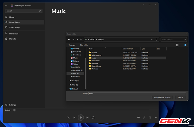 In the next Windows 11 update, Windows Media Player will revive with a new look - Photo 8.