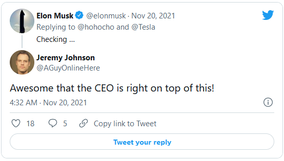 Khách hàng lên Twitter phàn nàn về xe Tesla, Elon Musk đáp lại chỉ sau 3 phút làm cả Twitter tán thưởng không ngớt - Ảnh 4.