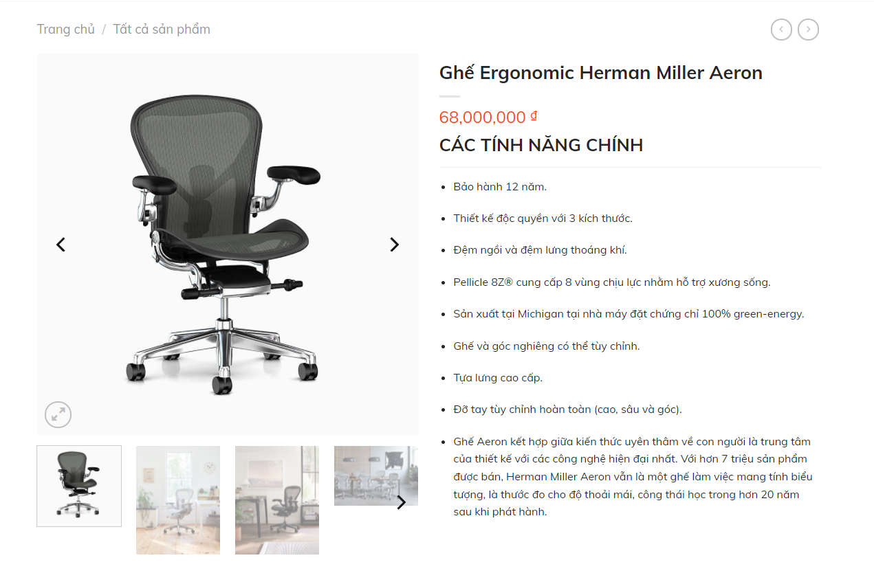 Costing up to hundreds of millions of dong, why are ergonomic chairs so much more expensive than regular chairs?  - Photo 1.