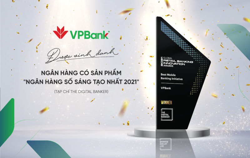 VPBank là đại diện duy nhất của Việt Nam nhận giải thưởng “Ngân hàng số sáng tạo nhất 2021” - Ảnh 1.