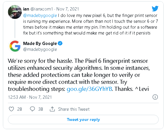 Cảm biến vân tay trên Google Pixel 6 bị lag và chậm không phải là lỗi, đó là tính năng - Ảnh 2.