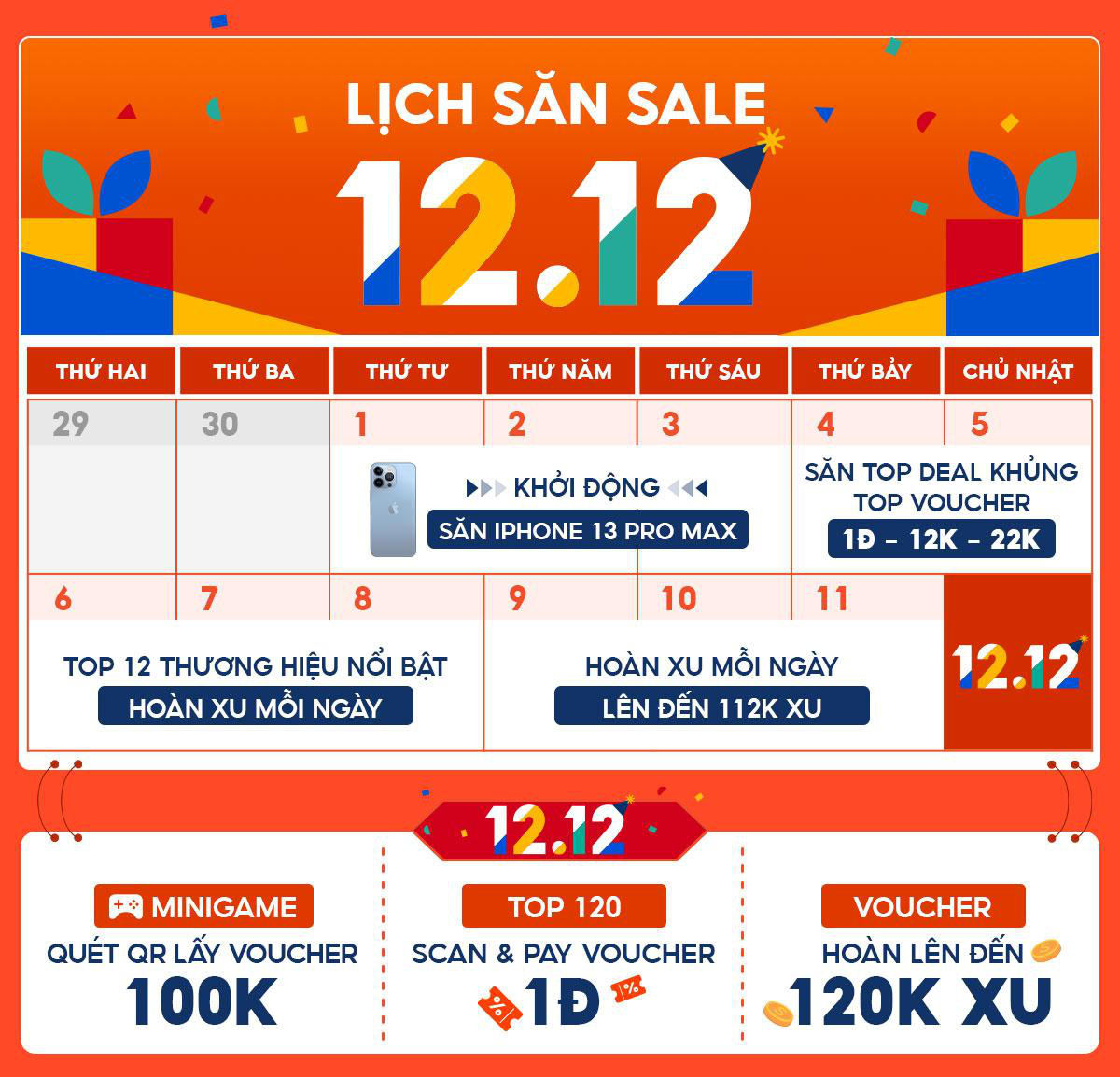12.12 Super Sale The birthday is coming, hunt for online sales, don't forget the Scan & Pay series of offers 