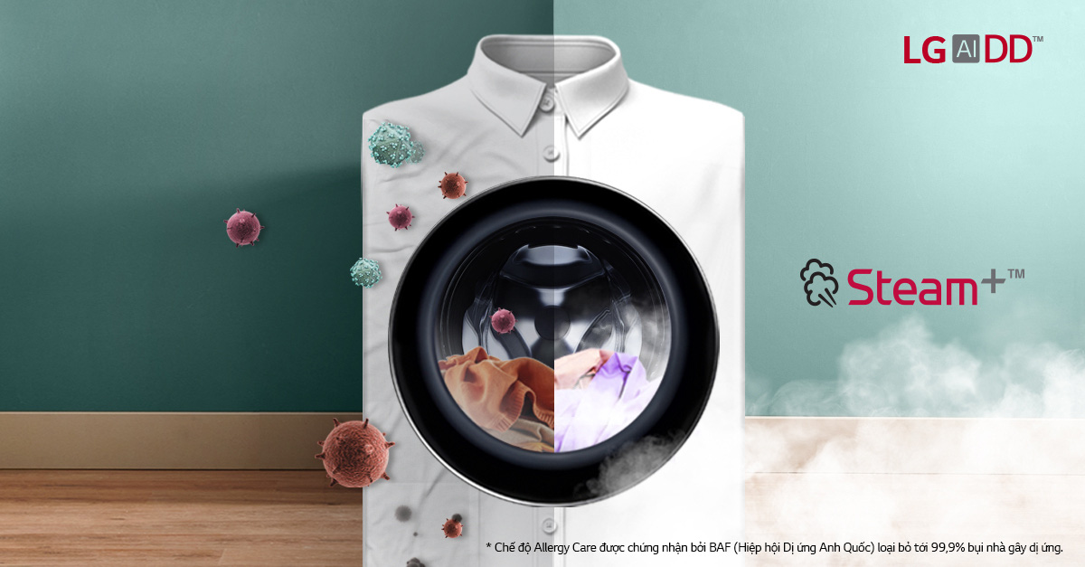 Giải pháp khử khuẩn quần áo tối ưu với đột phá công nghệ LG Steam+ - Ảnh 2.