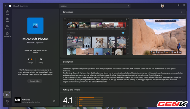 In addition to viewing photos, the Photos application on Windows 11 is also equipped with this interesting feature - Photo 2. Ngoài chức năng xem ảnh, ứng dụng Photos trên Windows 11 còn trang bị thêm tính năng khá thú vị này - Ảnh 2.