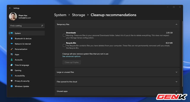 Không cần đến phần mềm dọn rác, Windows 11 đã trang bị sẳn tính năng dọn dẹp khá hữu ích - Ảnh 1. Không cần đến phần mềm dọn rác, Windows 11 đã trang bị sẳn tính năng dọn dẹp khá hữu ích - Ảnh 1.