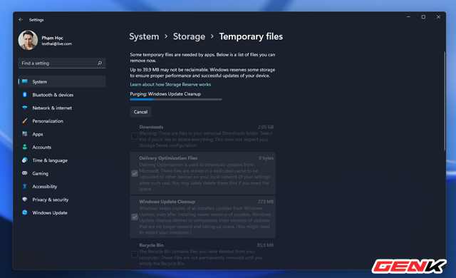 Không cần đến phần mềm dọn rác, Windows 11 đã trang bị sẳn tính năng dọn dẹp khá hữu ích - Ảnh 7. Không cần đến phần mềm dọn rác, Windows 11 đã trang bị sẳn tính năng dọn dẹp khá hữu ích - Ảnh 7.