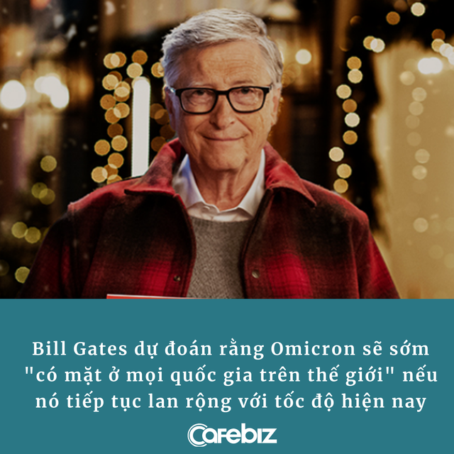 Canceling most of the year-end gatherings because many close friends become F0, Bill Gates predicts: Omicron will soon be 