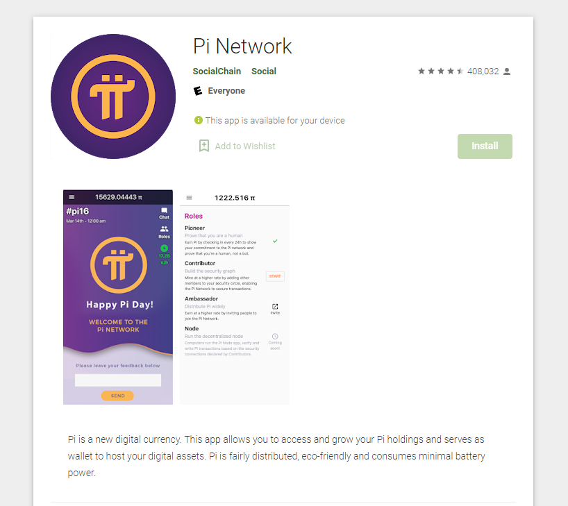 After 24 hours of 'missing', Pi Network has reappeared on Google Play - Photo 1.