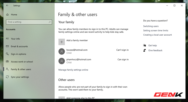 Control children's computer usage with the feature available in Windows 10 - Photo 5.