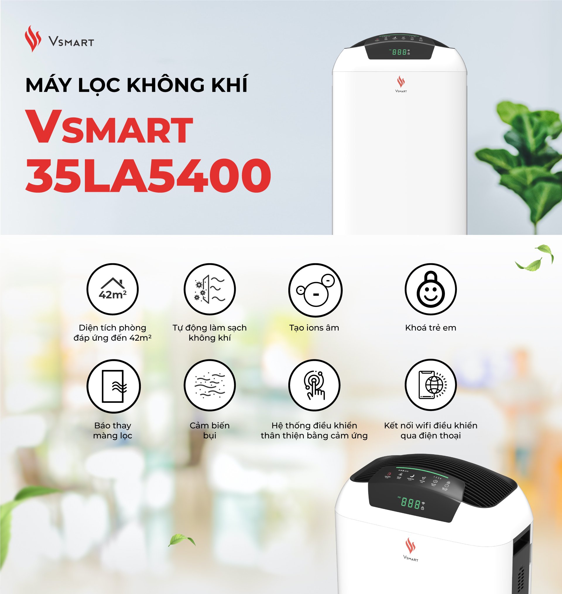 Máy lọc không khí Vsmart chính thức ra mắt, giá từ 2.9 đến 10.9 triệu đồng - Ảnh 3. Máy lọc không khí Vsmart chính thức ra mắt, giá từ 2.9 đến 10.9 triệu đồng - Ảnh 3.