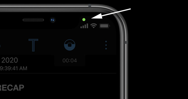 Vì sao iPhone bỗng dưng xuất hiện hai chấm màu xanh, cam? - Ảnh 2.