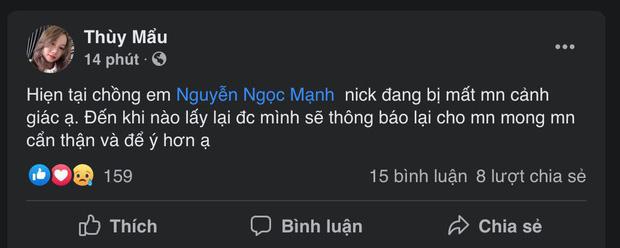 Người hùng Nguyễn Ngọc Mạnh bất ngờ bị mất nick Facebook - Ảnh 1.