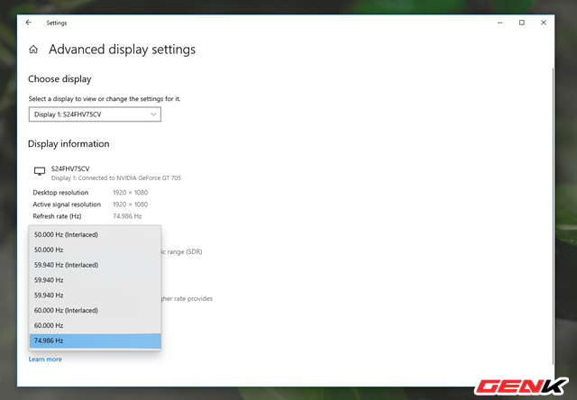 Nguyên nhân và cách khắc phục hiện tượng “xé hình” trên màn hình của Windows 10 - Ảnh 10. Nguyên nhân và cách khắc phục hiện tượng “xé hình” trên màn hình của Windows 10 - Ảnh 10.