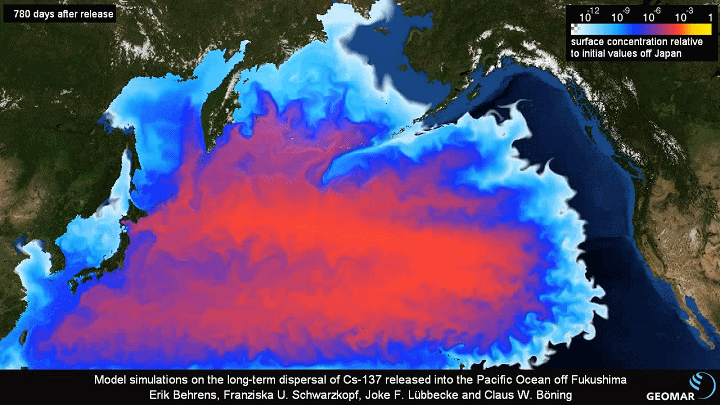 Phối cảnh vệ tinh cho thấy tác động việc xả nước thải hạt nhân ra biển của Nhật Bản sẽ đáng sợ tới mức nào - Ảnh 7.