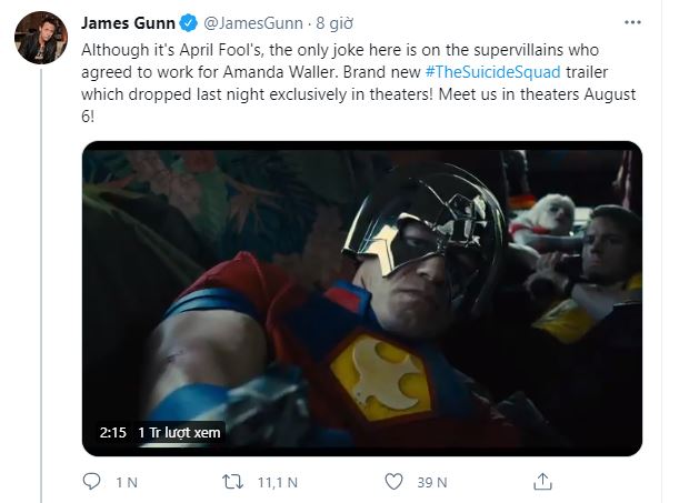 Trailer 2 của The Suicide Squad lên sóng ngày Cá tháng Tư, tưởng cú lừa nhưng nội dung bên trong đúng là không đùa được đâu - Ảnh 3. Trailer 2 của The Suicide Squad lên sóng ngày Cá tháng Tư, tưởng cú lừa nhưng nội dung bên trong đúng là không đùa được đâu - Ảnh 3.