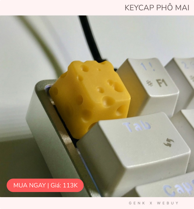 Độ bàn phím cơ với 7 mẫu keycap sáng tạo vô biên, giá chỉ từ 28K: từ ghế nhựa quán trà đá cho tới cờ đỏ sao vàng - Ảnh 4. Độ bàn phím cơ với 7 mẫu keycap sáng tạo vô biên, giá chỉ từ 28K: từ ghế nhựa quán trà đá cho tới cờ đỏ sao vàng - Ảnh 4.