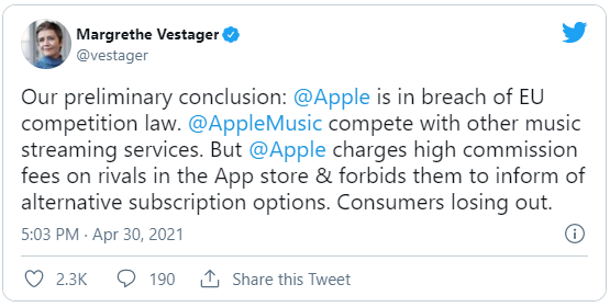 Bắt nhà phát triển phải trả phí 30%, Apple bị châu Âu cáo buộc độc quyền, án phạt lên tới 27 tỷ USD - Ảnh 2.