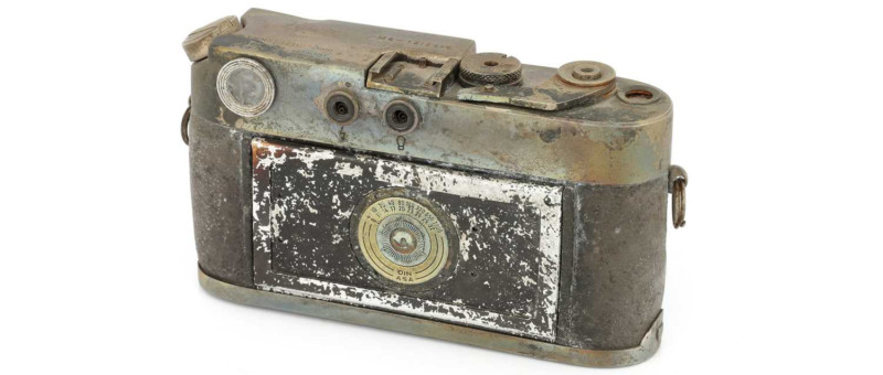 This "completely" burnt, broken Leica M4 camera has just been