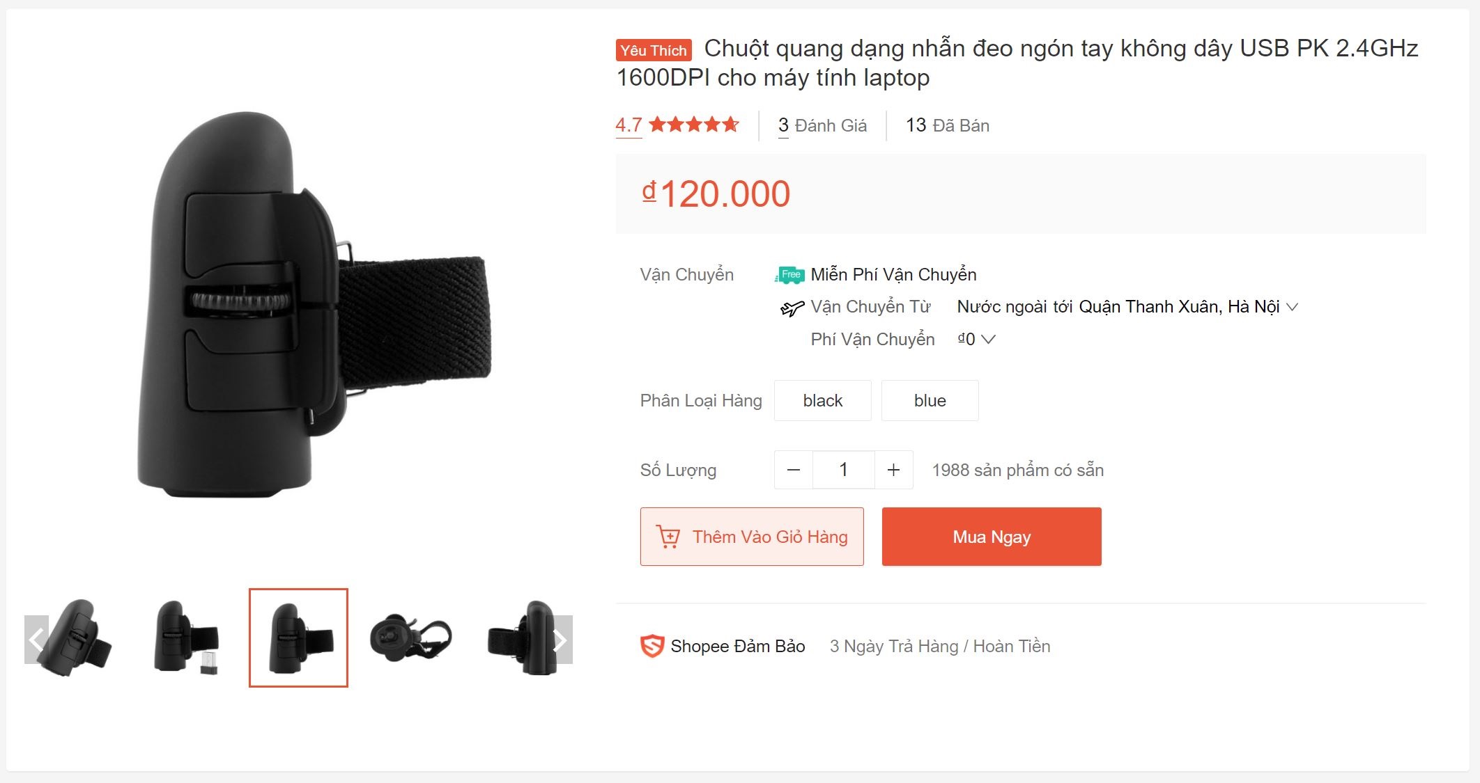 Trải nghiệm chuột đeo ngón tay: Nhìn thì hay nhưng dùng lại cảm thấy cay! - Ảnh 1. Trải nghiệm chuột đeo ngón tay: Nhìn thì hay nhưng dùng lại cảm thấy cay! - Ảnh 1.