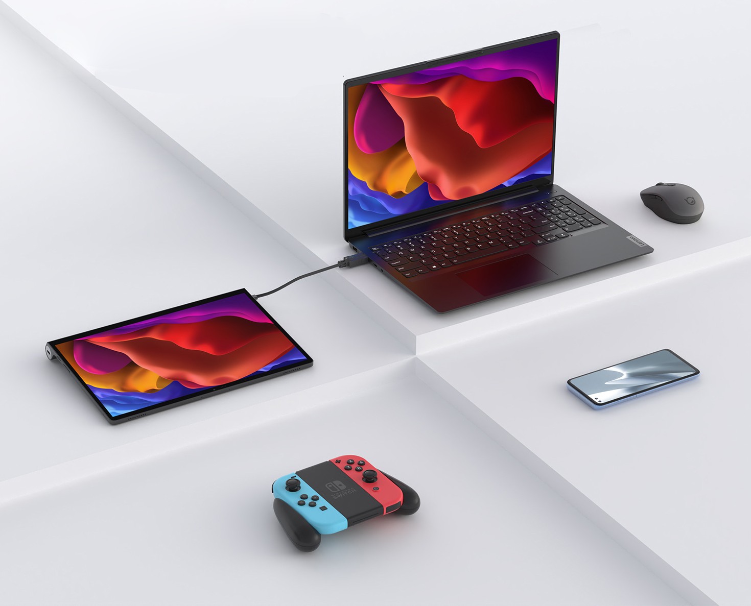 Lenovo ra mắt máy tính bảng kiêm màn hình rời: Snapdragon 870, có cổng micro-HDMI, pin 12 giờ, giá 11.9 triệu đồng - Ảnh 4. Lenovo ra mắt máy tính bảng kiêm màn hình rời: Snapdragon 870, có cổng micro-HDMI, pin 12 giờ, giá 11.9 triệu đồng - Ảnh 4.