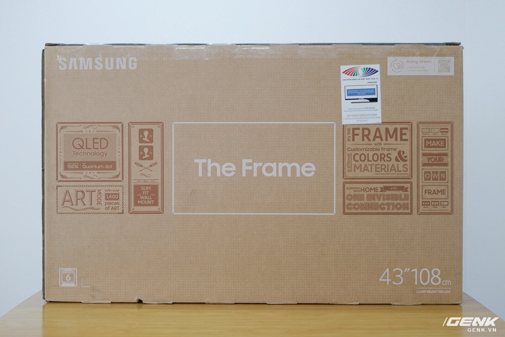 Đập thùng TV Samsung The Frame 2021 43 inch: Rất phù hợp không gian Minimalist, hơn 1.400 khung tranh nghệ thuật, tự lắp đặt không hề khó - Ảnh 1. Đập thùng TV Samsung The Frame 2021 43 inch: Rất phù hợp không gian Minimalist, hơn 1.400 khung tranh nghệ thuật, tự lắp đặt không hề khó - Ảnh 1.