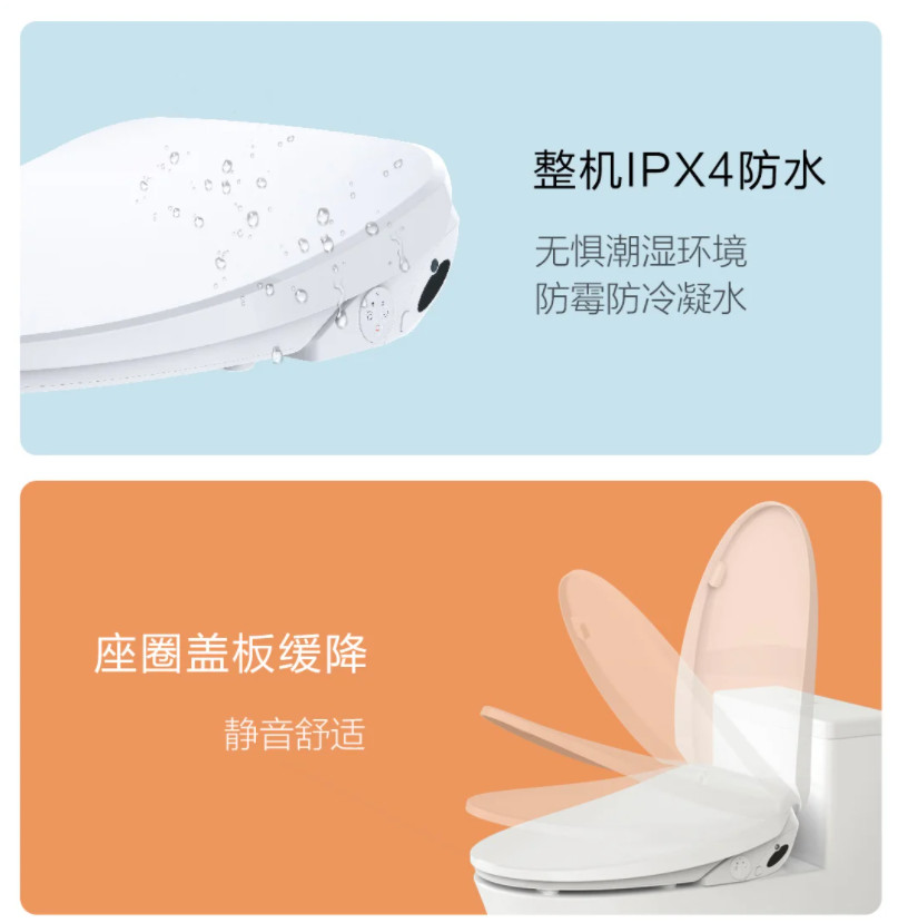 Xiaomi giới thiệu phiên bản bệ ngồi toilet Tinymu Smart Toilet Cover Pro-H với 8 chế độ làm sạch - Ảnh 2. Xiaomi giới thiệu phiên bản bệ ngồi toilet Tinymu Smart Toilet Cover Pro-H với 8 chế độ làm sạch - Ảnh 2.