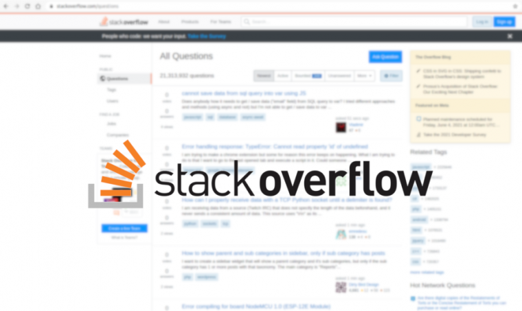 Stack Overflow è stato appena venduto per 1,8 miliardi di dollari, ma il valore che apportano alla comunità degli sviluppatori è incommensurabile - Immagine 2. Stack Overflow è stato appena venduto per 1,8 miliardi di dollari, ma il valore che apportano alla comunità degli sviluppatori è incommensurabile - Immagine 2.