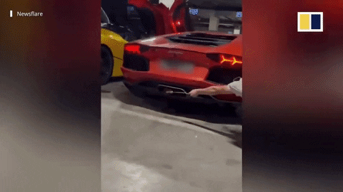 Trung Quốc: Thanh niên dùng ống xả Lamborghini Aventador nướng thịt, nướng luôn cả xe - Ảnh 2.