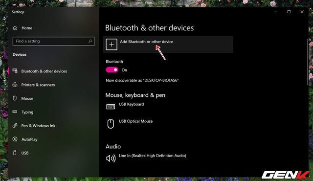Cách thiết lập và sử dụng Bluetooth trên máy tính chạy Windows 10 - Ảnh 6.