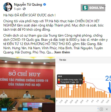  CEO Nguyễn Tử Quảng thông báo tin vui, bày cách giúp Hà Nội quét các F0 còn lại - Ảnh 2.