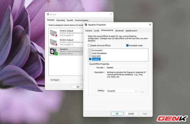 Những tinh chỉnh đơn giản giúp nâng cao trải nghiệm âm thanh trên máy tính Windows 10 - Ảnh 14. Những tinh chỉnh đơn giản giúp nâng cao trải nghiệm âm thanh trên máy tính Windows 10 - Ảnh 14.