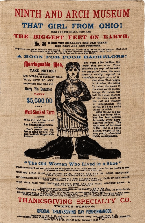 Fanny Mills - Cô gái chân to Ohio, người được mệnh danh là có đôi bàn chân to nhất Trái Đất! - Ảnh 4.