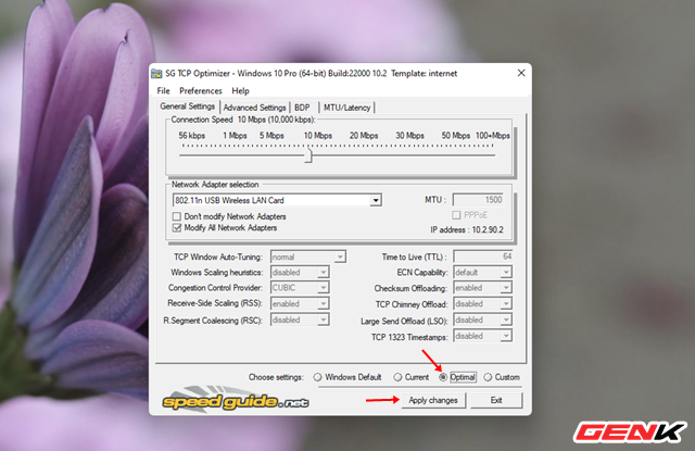 How to optimize and improve Internet connection speed on Windows during cable break season - Photo 9. Cách tối ưu và cải thiện tốc độ kết nối Ineternet trên Windows trong mùa đứt cáp - Ảnh 9.