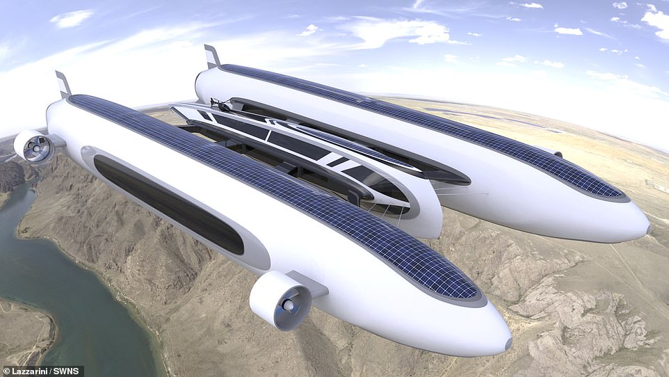 Air Yacht: The idea of ​​​​a superyacht that both flies in the sky and runs on the sea of ​​the future - Photo 4.