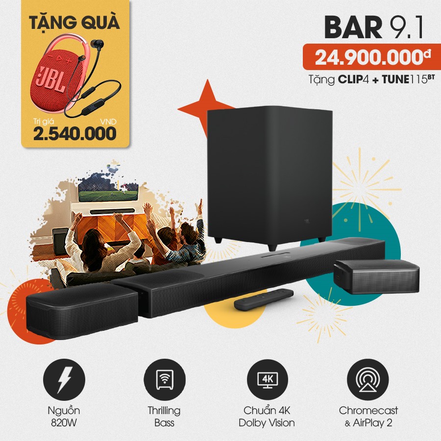 Chọn loa chơi Tết 2022: JBL giảm giá 45%, mua loa tặng loa, tai nghe - Ảnh 3.