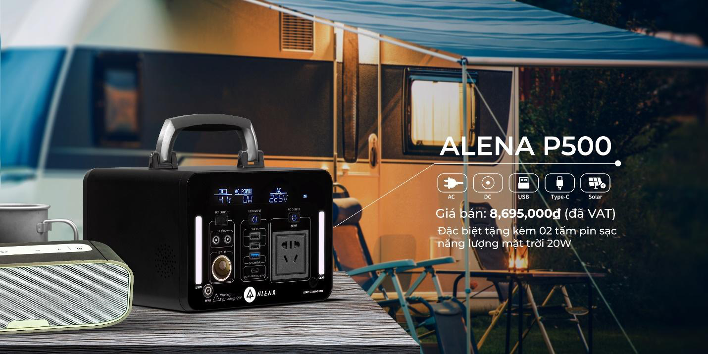 ALENA launches ALENA F300 and ALENA P500 mobile power sources with a series of attractive offers - Photo 2.